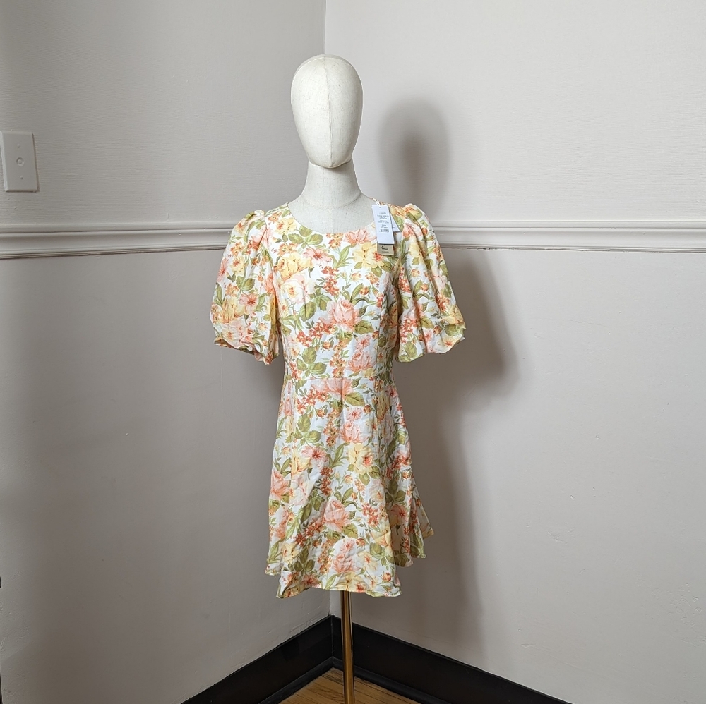 Evernew Noelle Diamond-Back Mini Dress, Size 6
